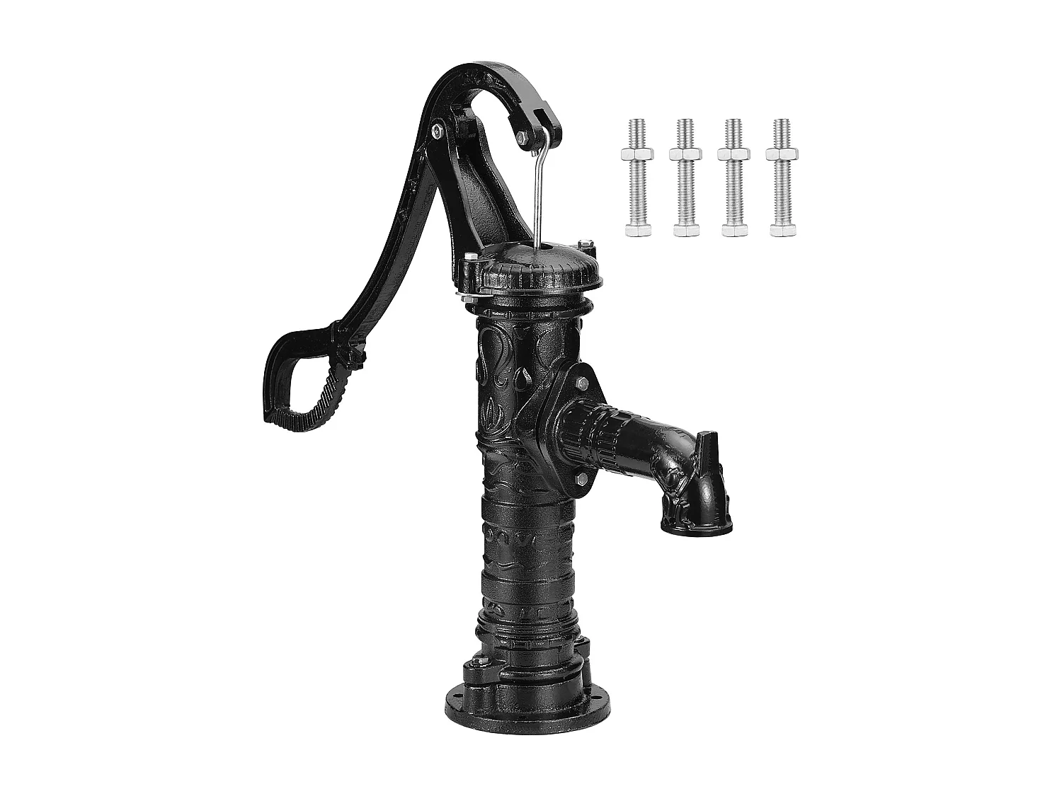 Bomba De Água SucceBuy Antiga Bomba Manual De Poço 670.56cm Elevação Máxima Bomba Manual De Água De Ferro Fundido (Bomba De Água Manual De Ferro Fundido)