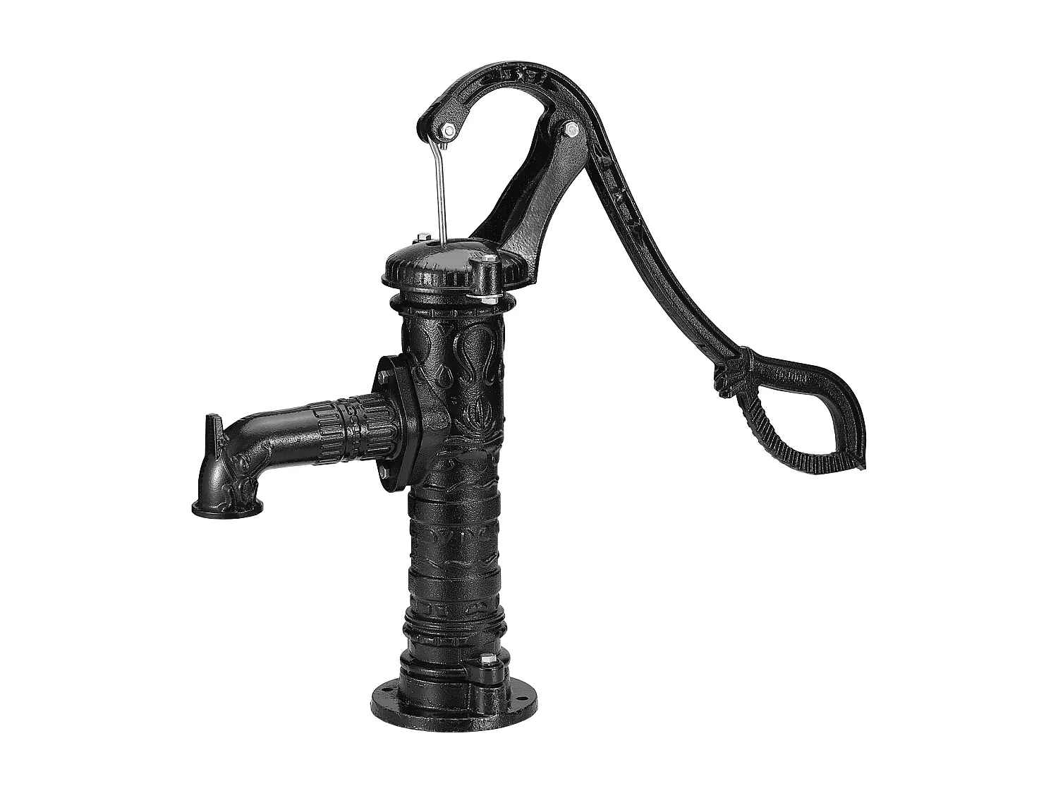 Bomba De Água SucceBuy Antiga Bomba Manual De Poço 670.56cm Elevação Máxima Bomba Manual De Água De Ferro Fundido (Bomba De Água Manual De Ferro Fundido)