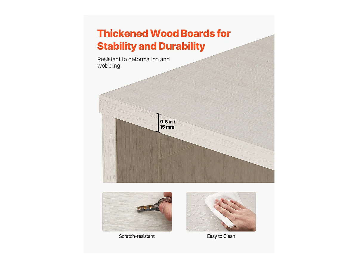 Bibliothèque SucceBuy Ouverte Autoportante en Bois à 5 Niveaux, 173cm de Large, en Blanc, pour le Rangement