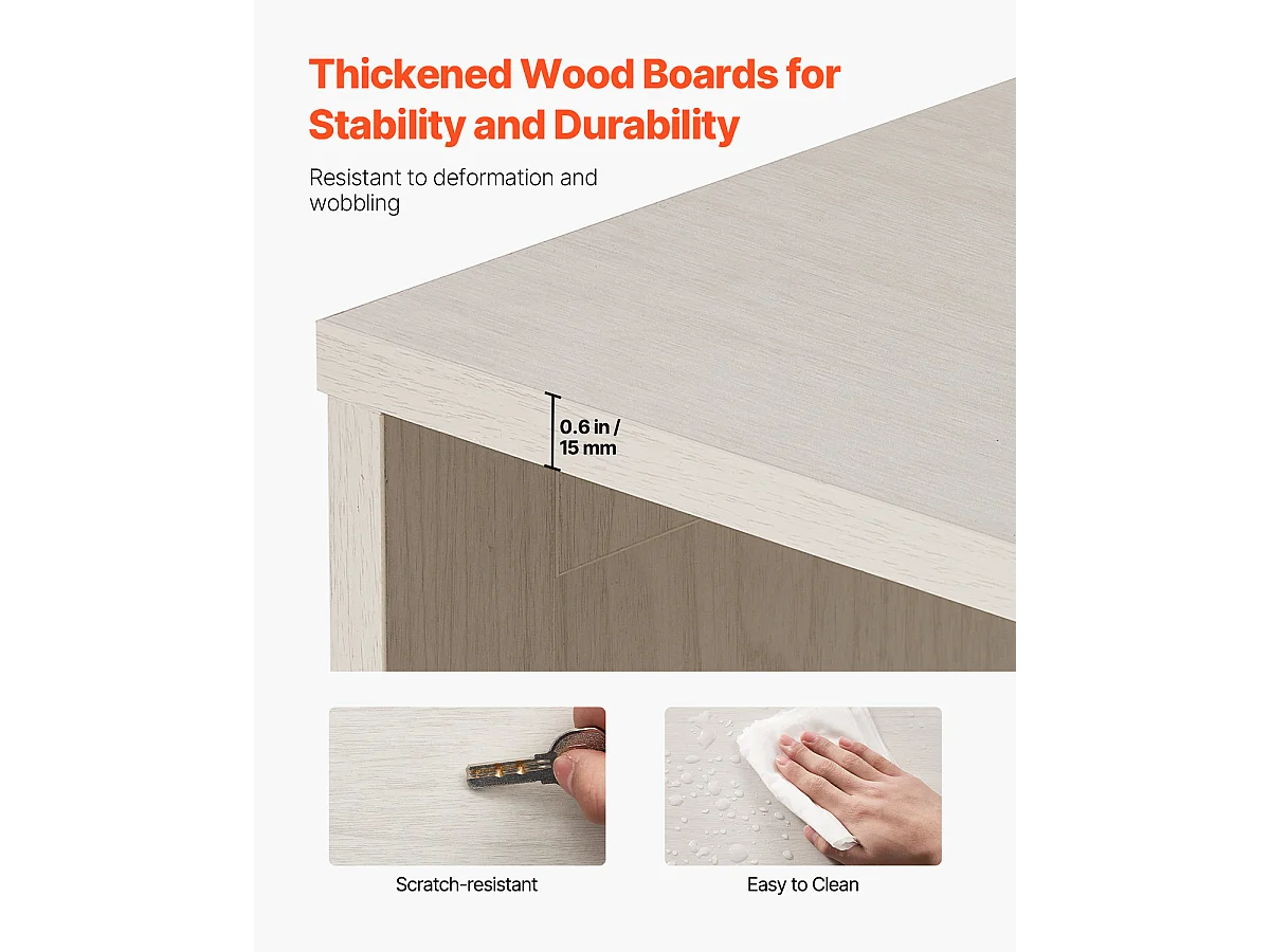 Bibliothèque SucceBuy Ouverte Autoportante en Bois à 5 Niveaux, 173cm de Large, en Blanc, pour le Rangement