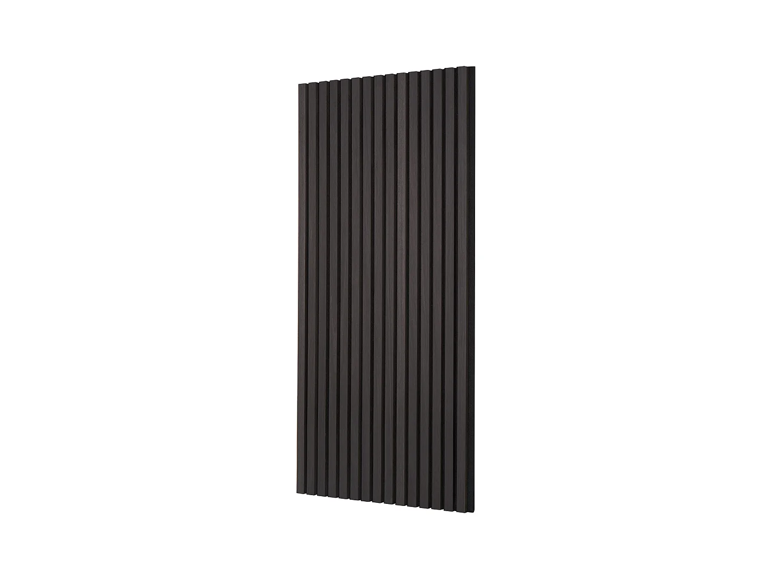 Panneaux Acoustiques à Lattes de Bois SucceBuy 120 x 60 cm, Décor Moderne, Chêne Noir, pour une Décoration Moderne, Réduction du Bruit