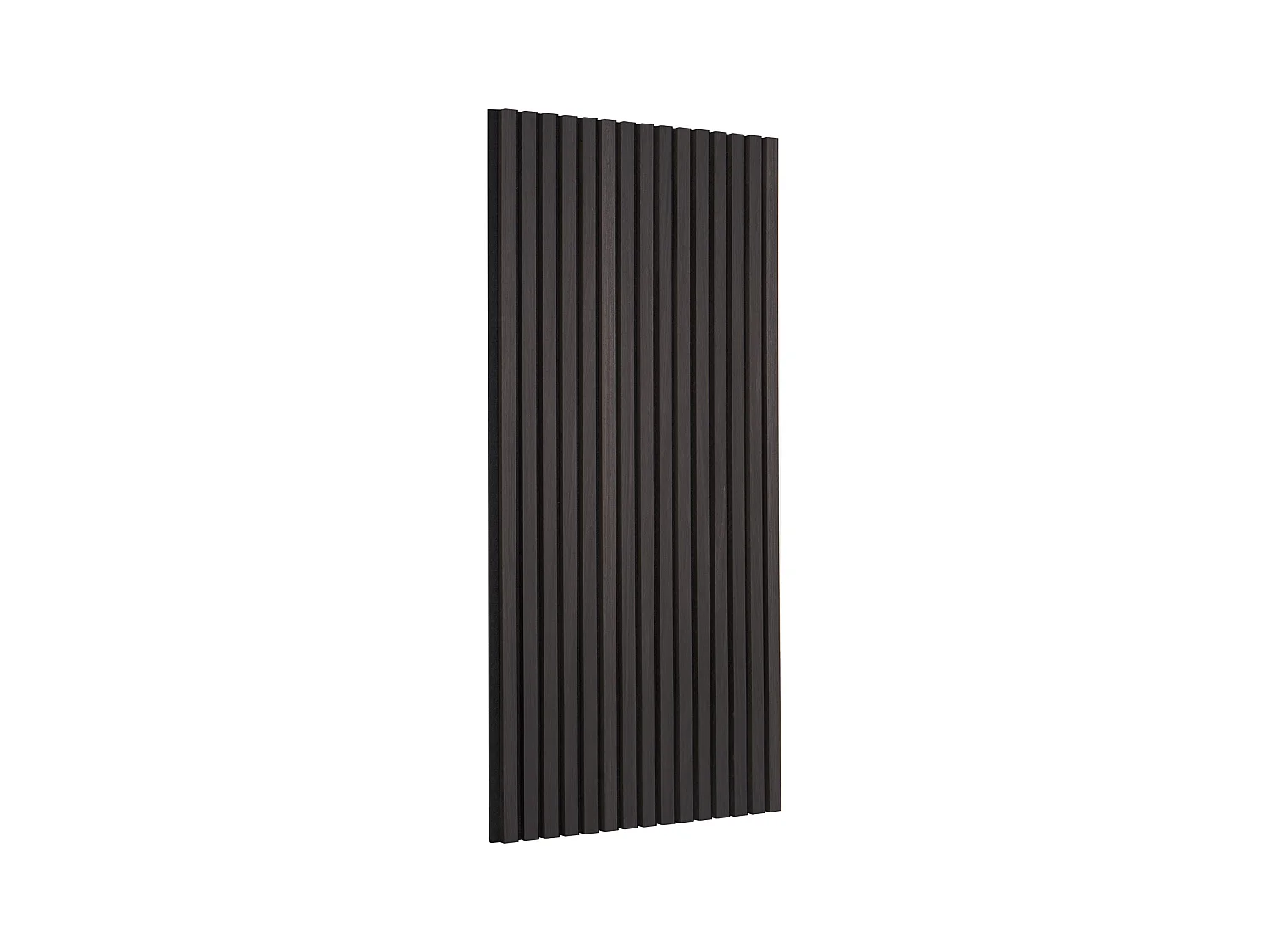 Panneaux Acoustiques à Lattes de Bois SucceBuy 120 x 60 cm, Décor Moderne, Chêne Noir, pour une Décoration Moderne, Réduction du Bruit
