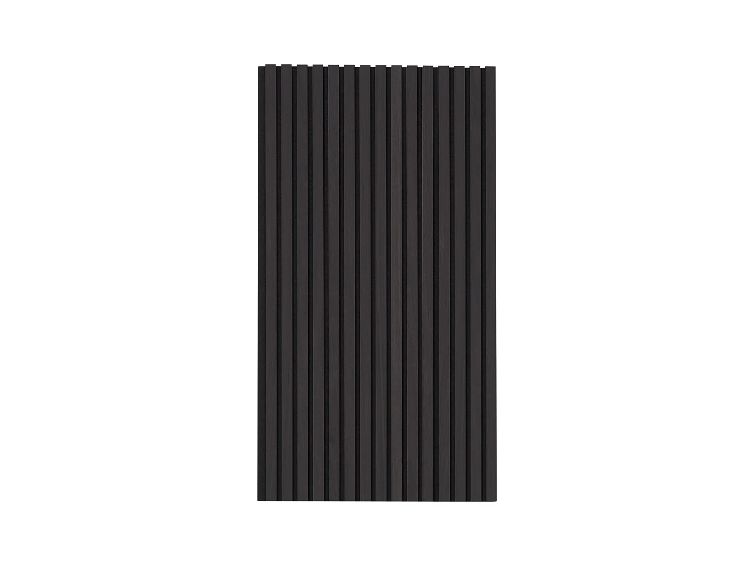 Panneaux Acoustiques à Lattes de Bois SucceBuy 120 x 60 cm, Décor Moderne, Chêne Noir, pour une Décoration Moderne, Réduction du Bruit