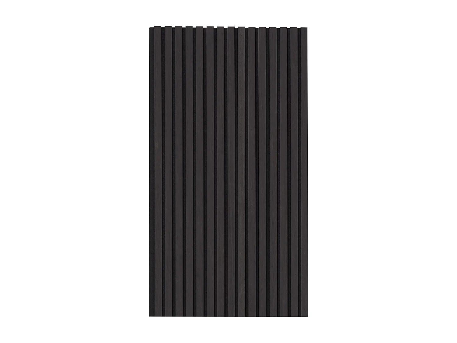 Panneaux Acoustiques à Lattes de Bois SucceBuy 120 x 60 cm, Décor Moderne, Chêne Noir, pour une Décoration Moderne, Réduction du Bruit