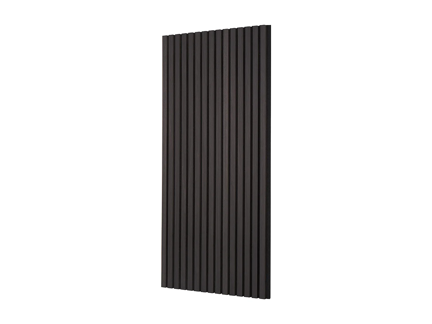 Panneaux Acoustiques à Lattes de Bois SucceBuy 120 x 60 cm, Décor Moderne, Chêne Noir, pour une Décoration Moderne, Réduction du Bruit