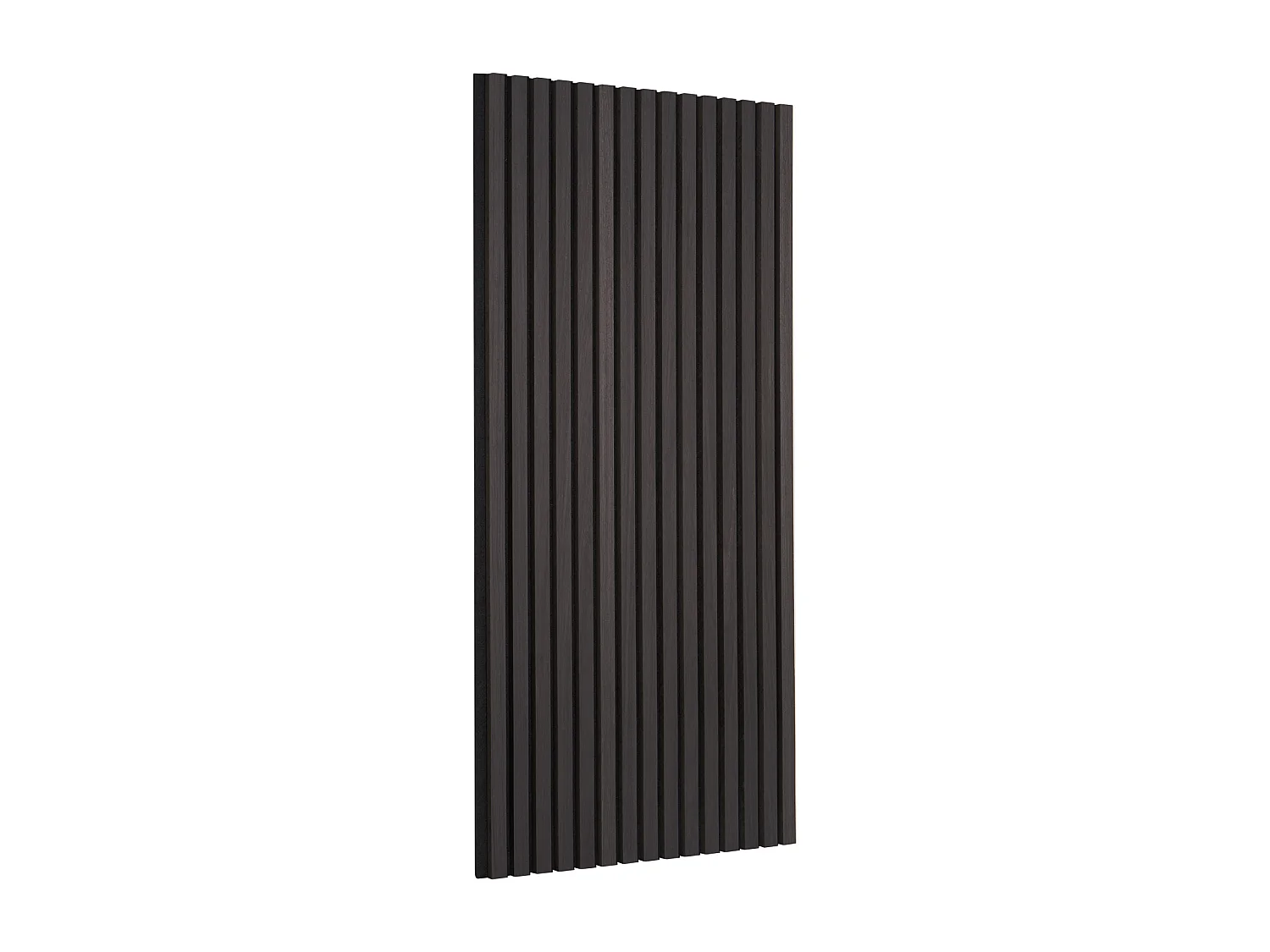 Panneaux Acoustiques à Lattes de Bois SucceBuy 120 x 60 cm, Décor Moderne, Chêne Noir, pour une Décoration Moderne, Réduction du Bruit