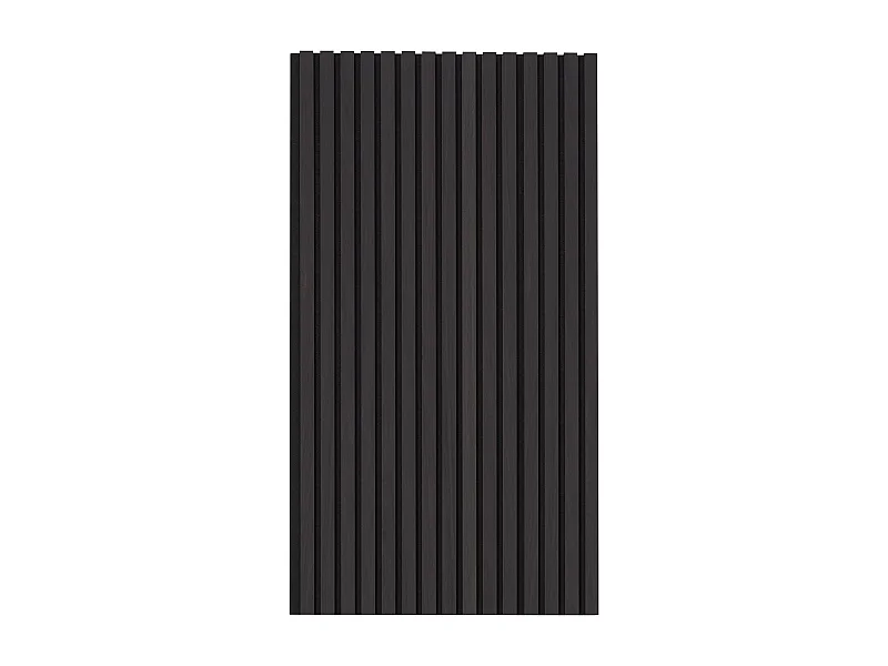 Houten Latten-Akustiekpanelen SucceBuy 120 x 60 cm, Modern Design, Zwart Eikenhout, voor een Moderne Decoratie, Geluidsreductie