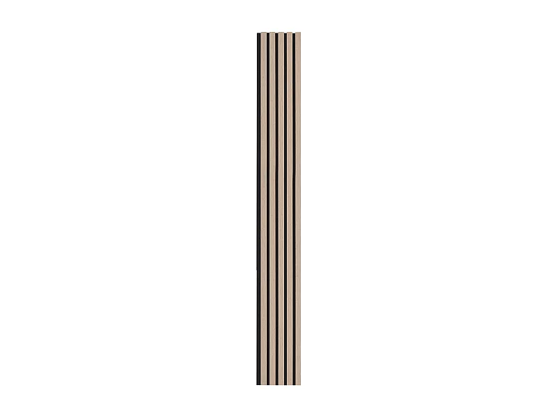 Panneaux Acoustiques à Lattes de Bois SucceBuy, Panneaux Muraux en Bois MDF, pour Décoration Murale Intérieure Moderne, 240 x 20 cm