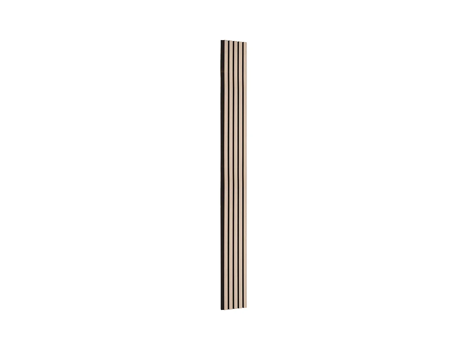 Panneaux Acoustiques à Lattes de Bois SucceBuy, Panneaux Muraux en Bois MDF, pour Décoration Murale Intérieure Moderne, 240 x 20 cm