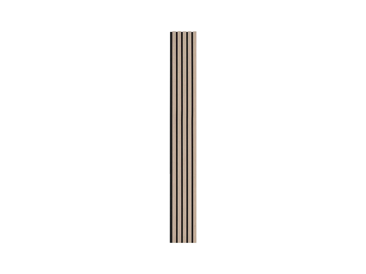 Panneaux Acoustiques à Lattes de Bois SucceBuy, Panneaux Muraux en Bois MDF, pour Décoration Murale Intérieure Moderne, 240 x 20 cm