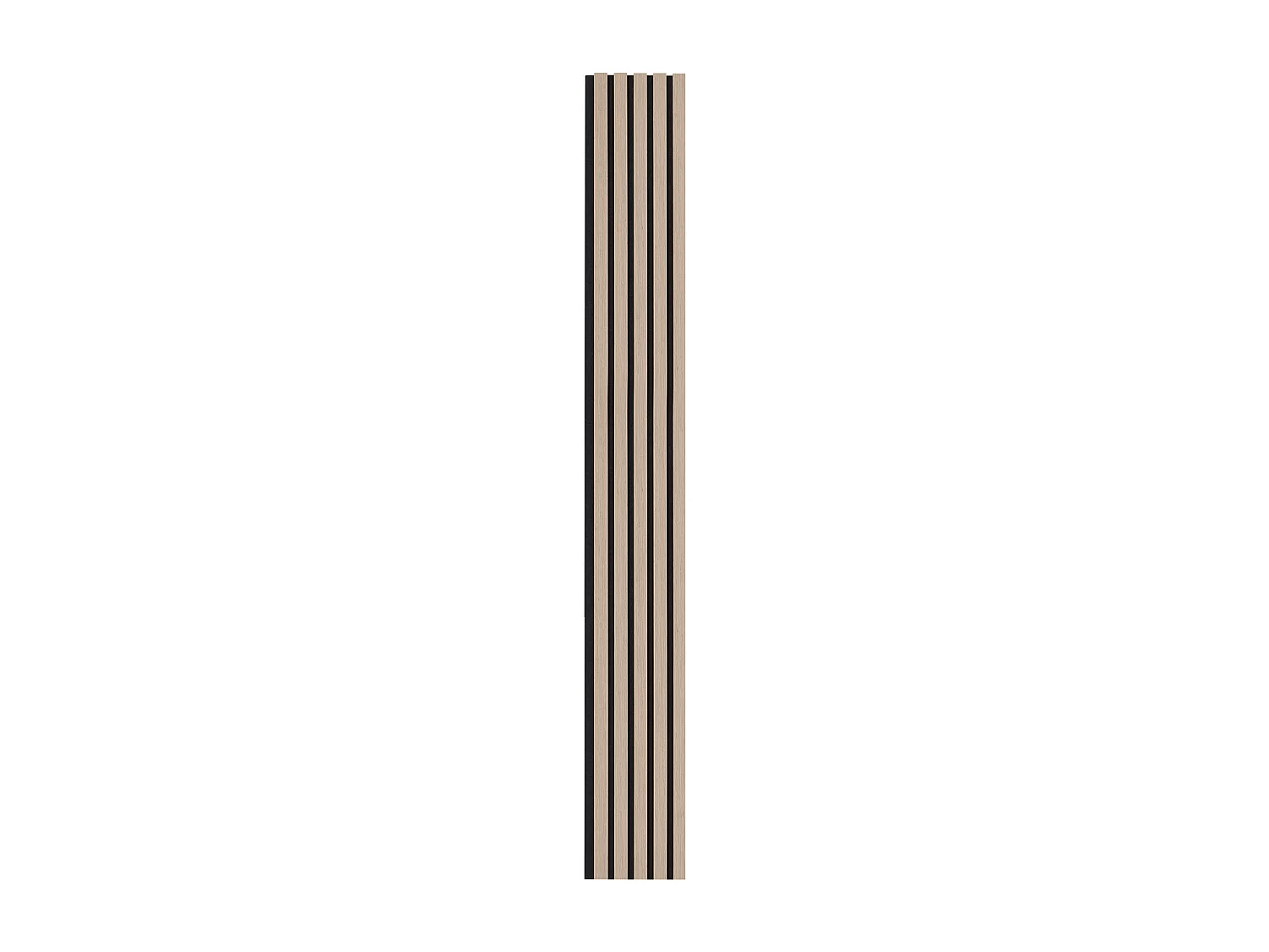 Panneaux Acoustiques à Lattes de Bois SucceBuy, Panneaux Muraux en Bois MDF, pour Décoration Murale Intérieure Moderne, 240 x 20 cm