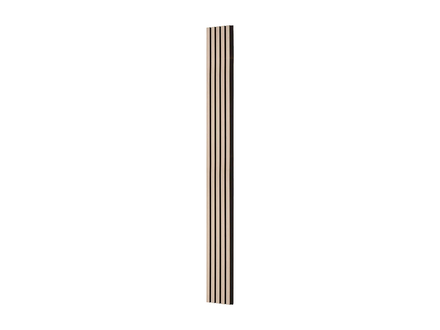 Panneaux Acoustiques à Lattes de Bois SucceBuy, Panneaux Muraux en Bois MDF, pour Décoration Murale Intérieure Moderne, 240 x 20 cm