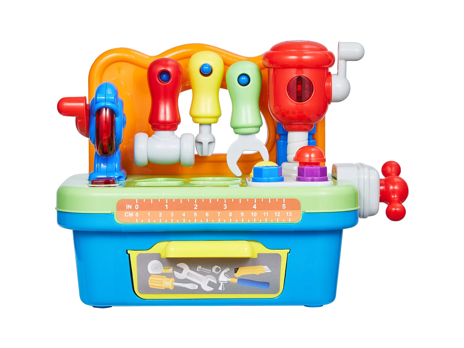 Jouet d'Établi, SucceBuy Jouet d'Établi avec Musique et Motricité pour Enfants à partir de 2 Ans