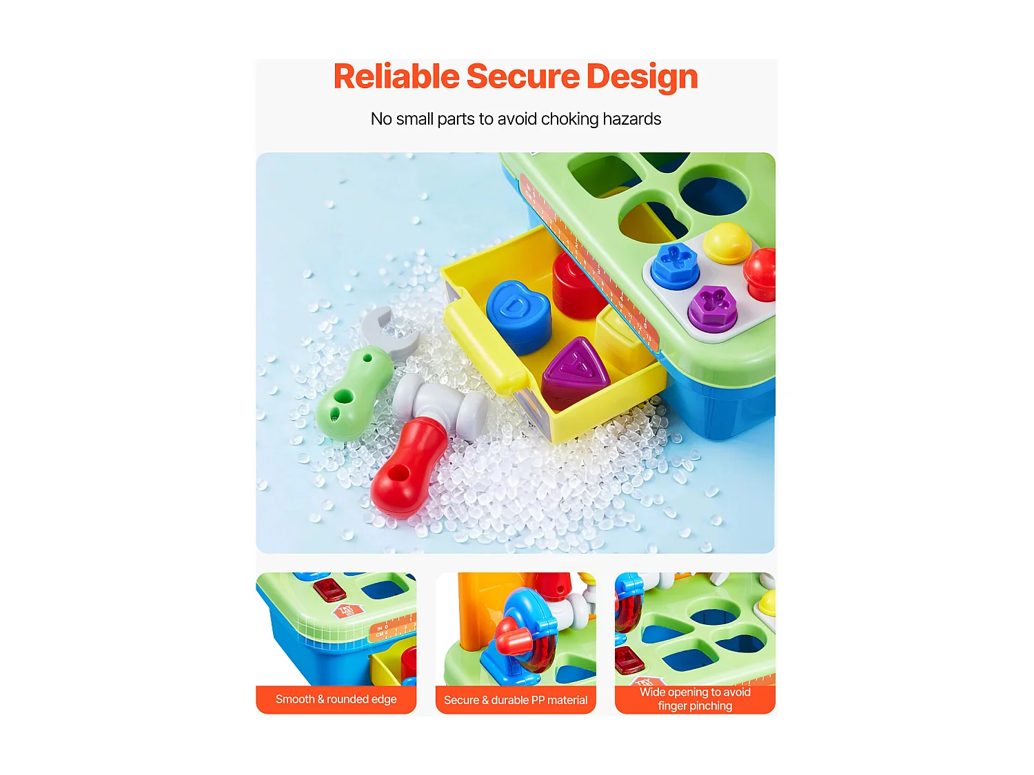 Werkbank-Spielzeug, SucceBuy Werkbank-Spielzeug mit Musik und Motorik für Kinder ab 2 Jahren