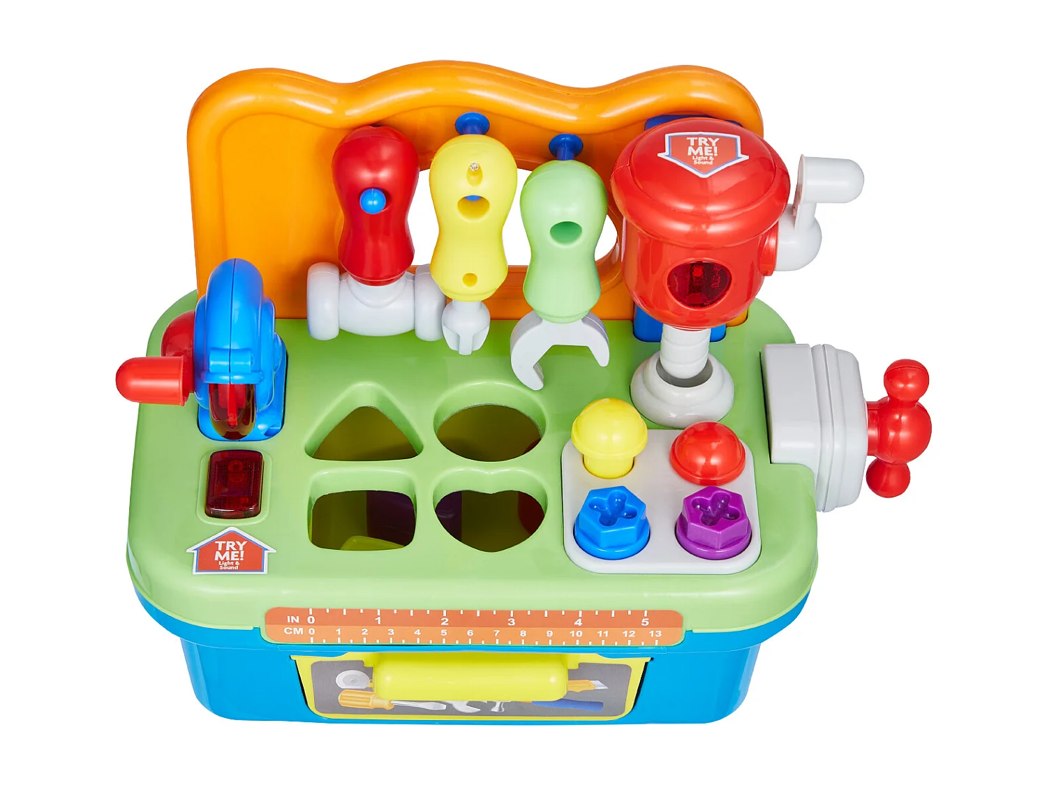 Werkbank-Spielzeug, SucceBuy Werkbank-Spielzeug mit Musik und Motorik für Kinder ab 2 Jahren