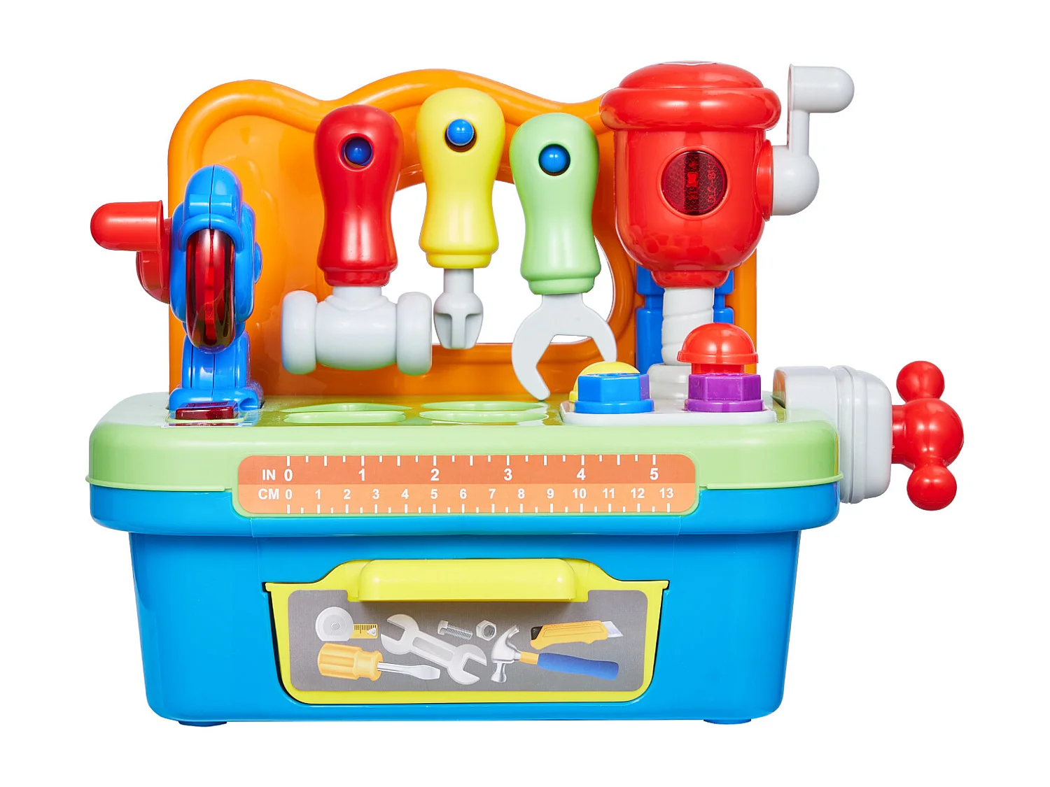 Werkbank-Spielzeug, SucceBuy Werkbank-Spielzeug mit Musik und Motorik für Kinder ab 2 Jahren