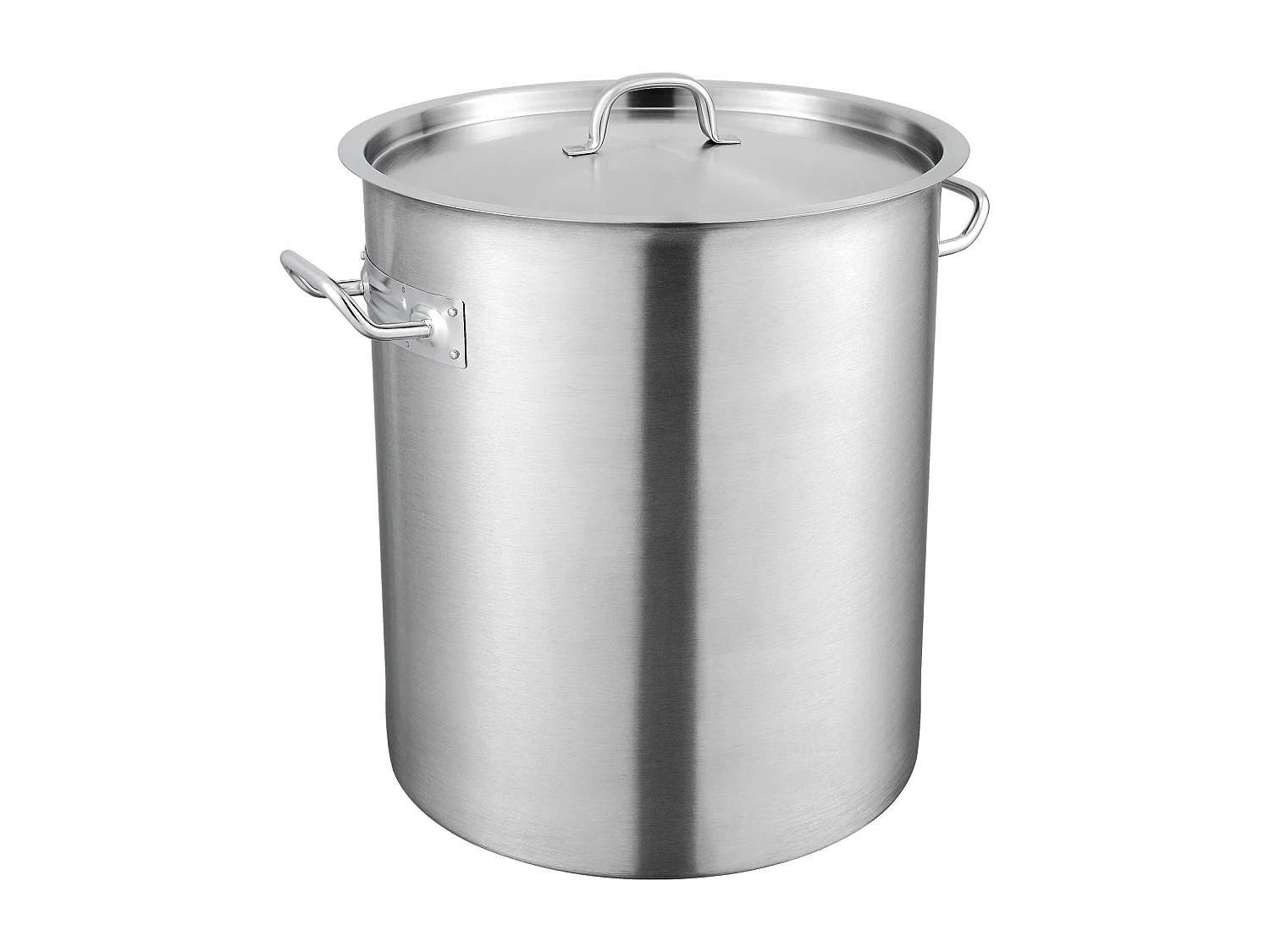 Marmite en Acier Inoxydable SucceBuy de 42 L - Grande Marmite de Cuisine avec Couvercle, Idéale pour Cuisson en Grande Quantité et Restauration