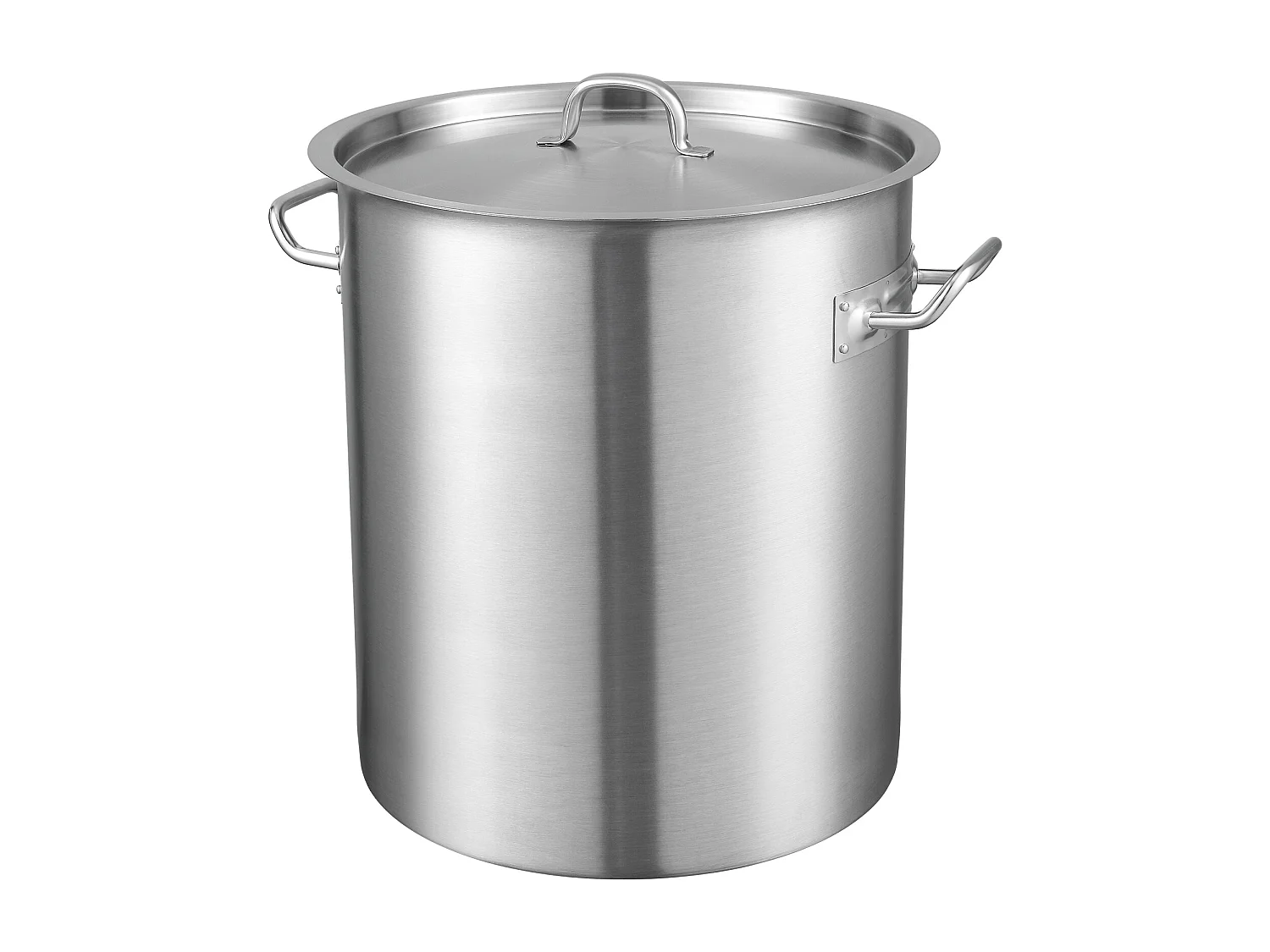 Marmite en Acier Inoxydable SucceBuy de 42 L - Grande Marmite de Cuisine avec Couvercle, Idéale pour Cuisson en Grande Quantité et Restauration