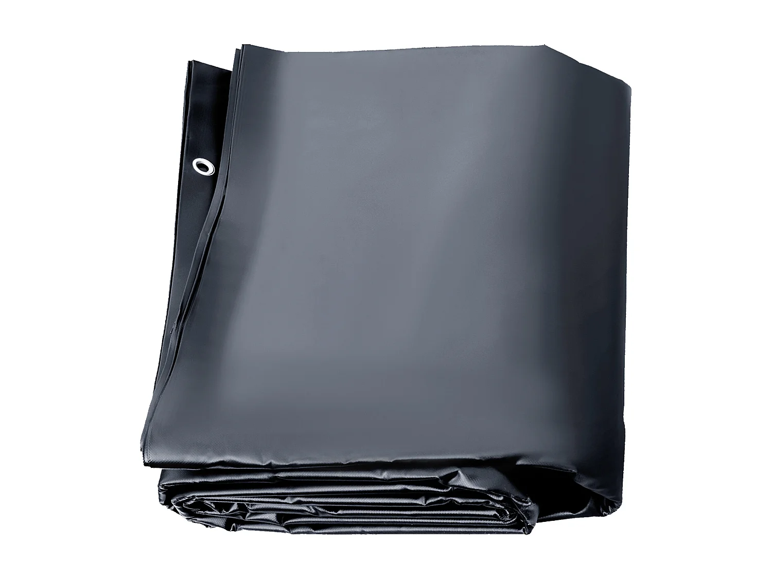 Cubierta de Seguridad SucceBuy para Piscinas Enterradas, 366 x 670 cm, PVC Sólido con Orificios de Drenaje, Gris Oscuro