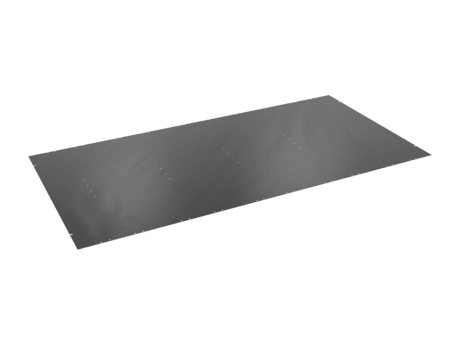 Cubierta de Seguridad SucceBuy para Piscinas Enterradas, 366 x 670 cm, PVC Sólido con Orificios de Drenaje, Gris Oscuro