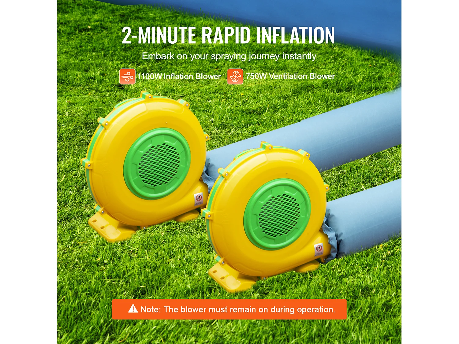 Cabine de Peinture Gonflable SucceBuy Cabine de Peinture Gonflable 9.99 x 6.4 x 4.51 m Cabine de Pulvérisation Gonflable 1100 W + 750 W