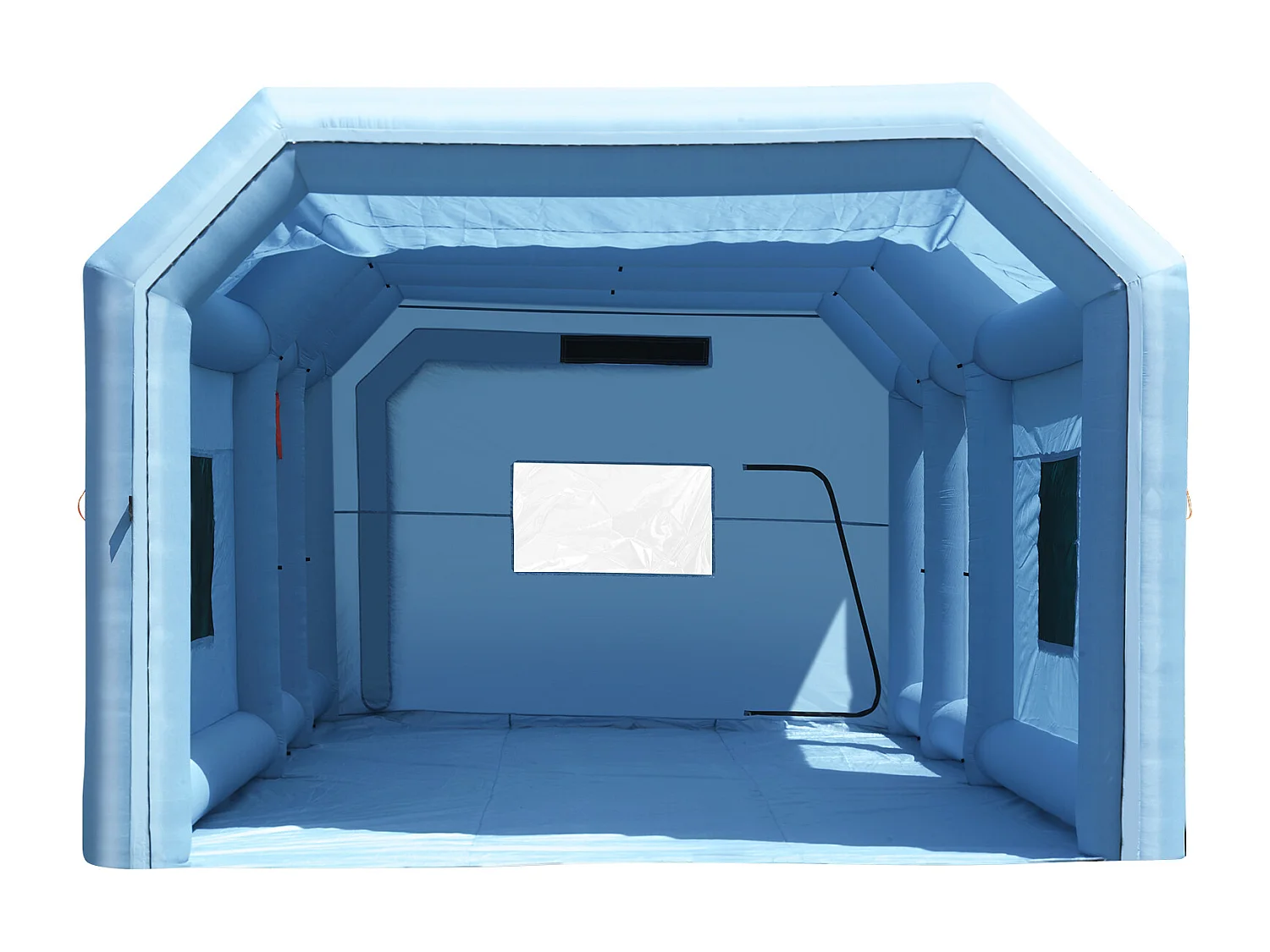 Cabine de Peinture Gonflable SucceBuy Cabine de Peinture Gonflable 9.99 x 6.4 x 4.51 m Cabine de Pulvérisation Gonflable 1100 W + 750 W