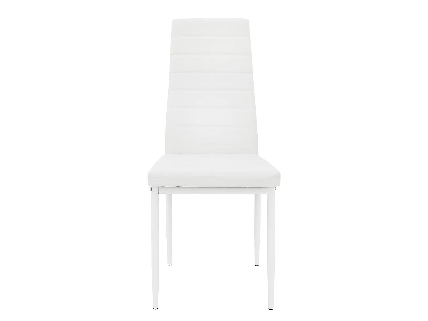 ML-Design Set 4 sedie sala da pranzo similpelle bianco sedie cucina con schienale imbottite gambe metallo ergonomiche moderne per tavolo soggiorno