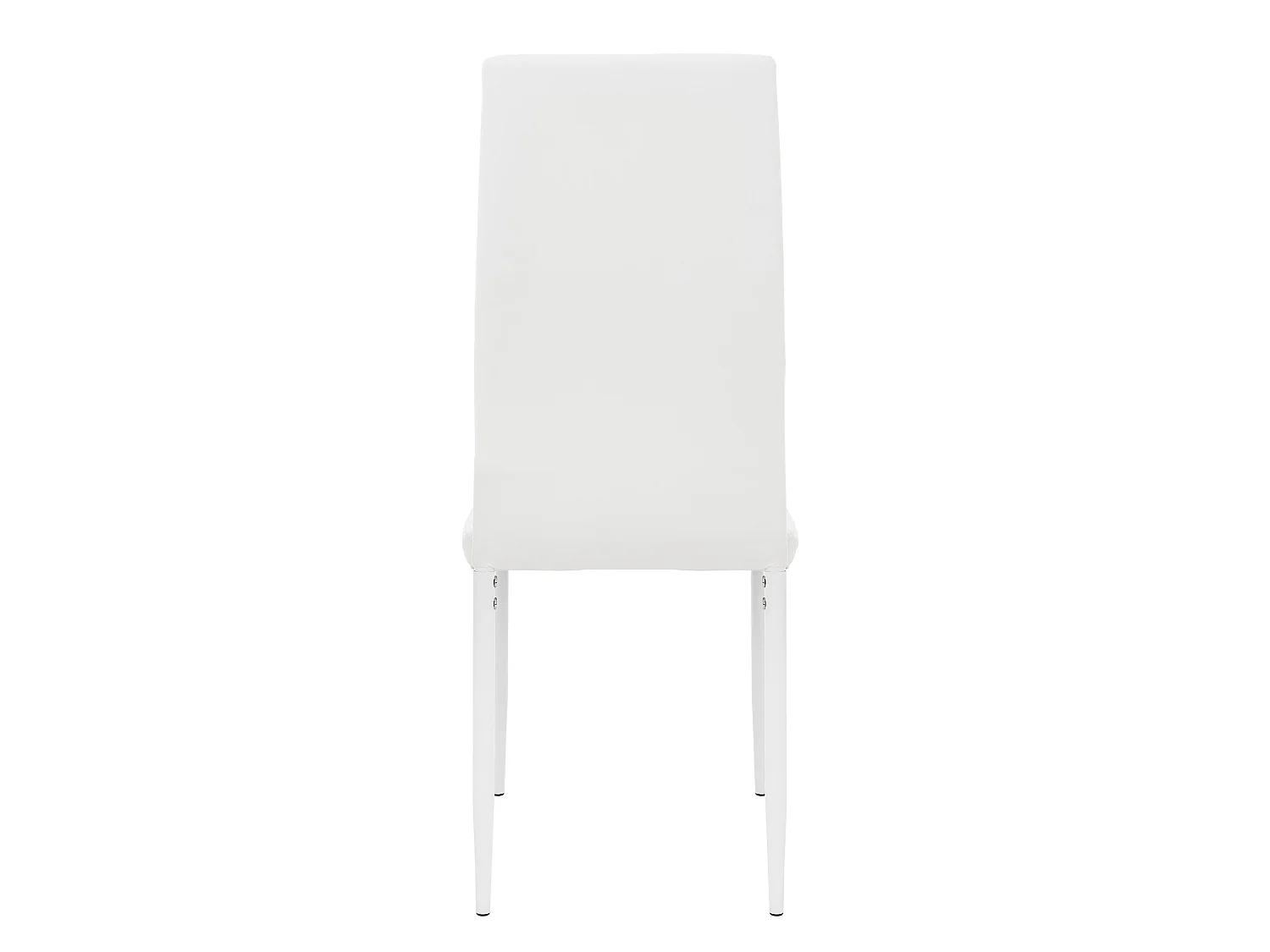 ML-Design Set 4 sedie sala da pranzo similpelle bianco sedie cucina con schienale imbottite gambe metallo ergonomiche moderne per tavolo soggiorno