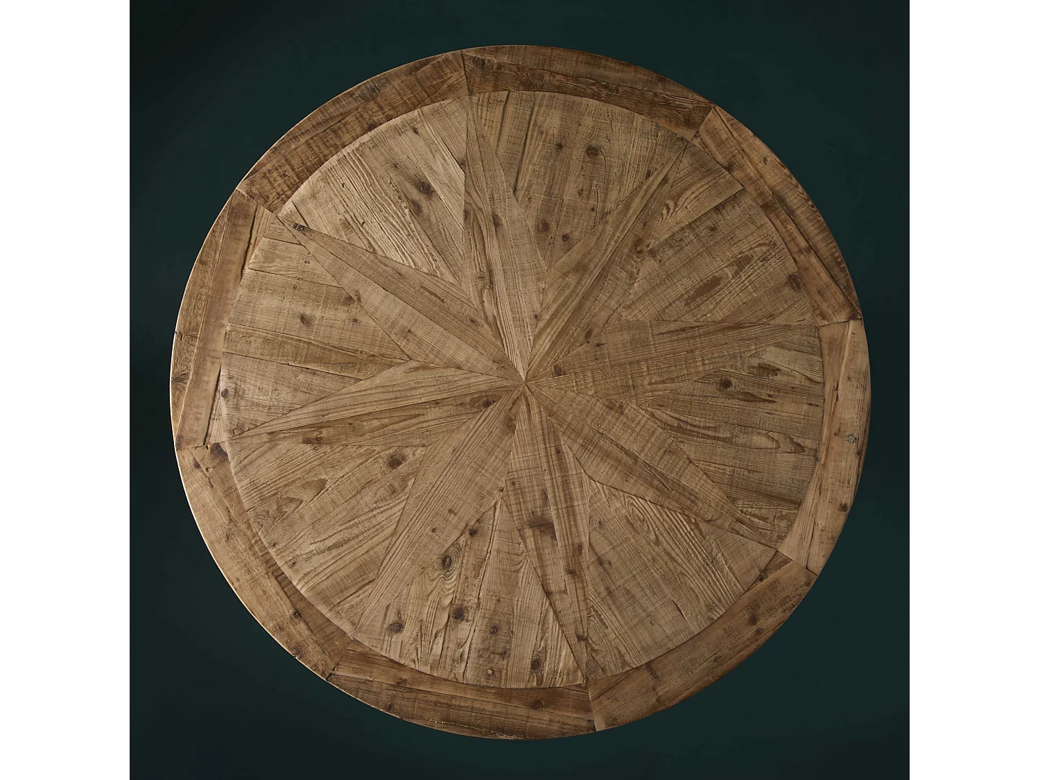 Bijzettafel van oud dennenhout L140 cm - MAGISTRAL