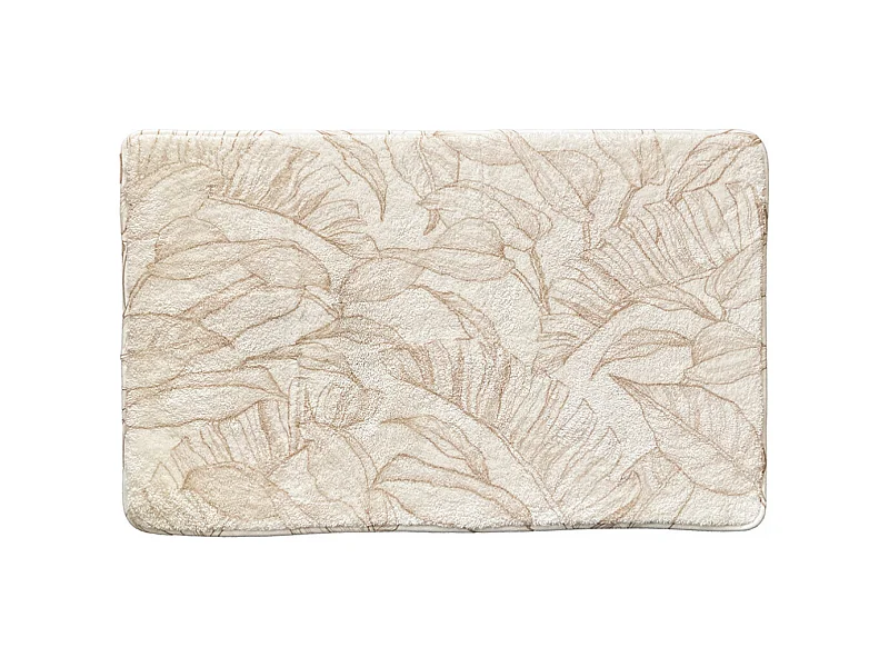 Tapis de bain antidérapant fantaisie tropical 60x120cm