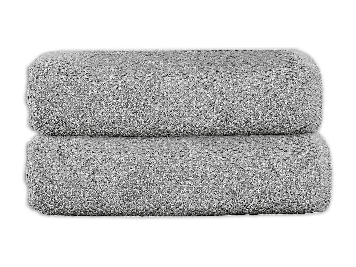 Lot 2 serviettes de bain 70x140 coton éponge