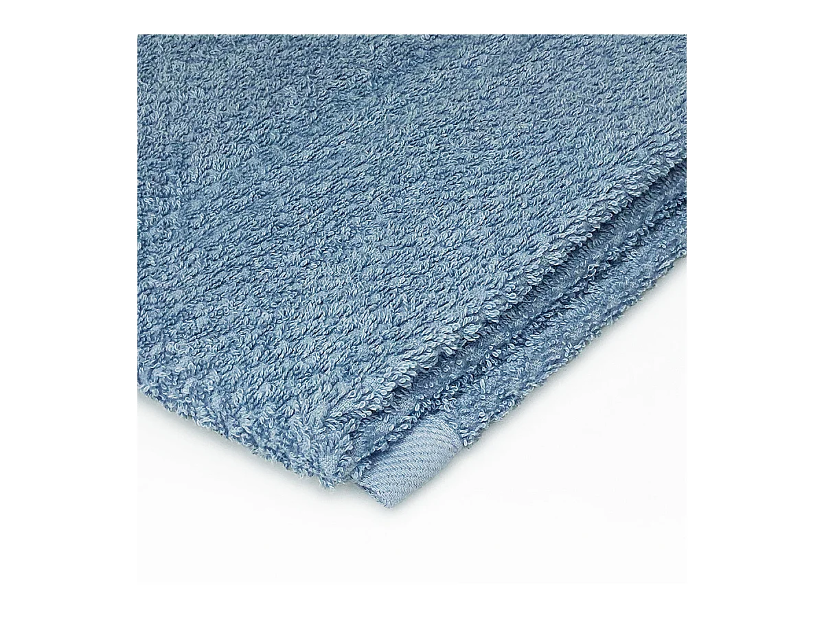 Lot 2 serviettes de toilette 50x90 coton éponge