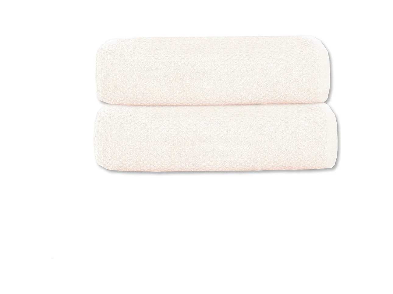 Lot 2 serviettes de toilette 50x90 coton éponge