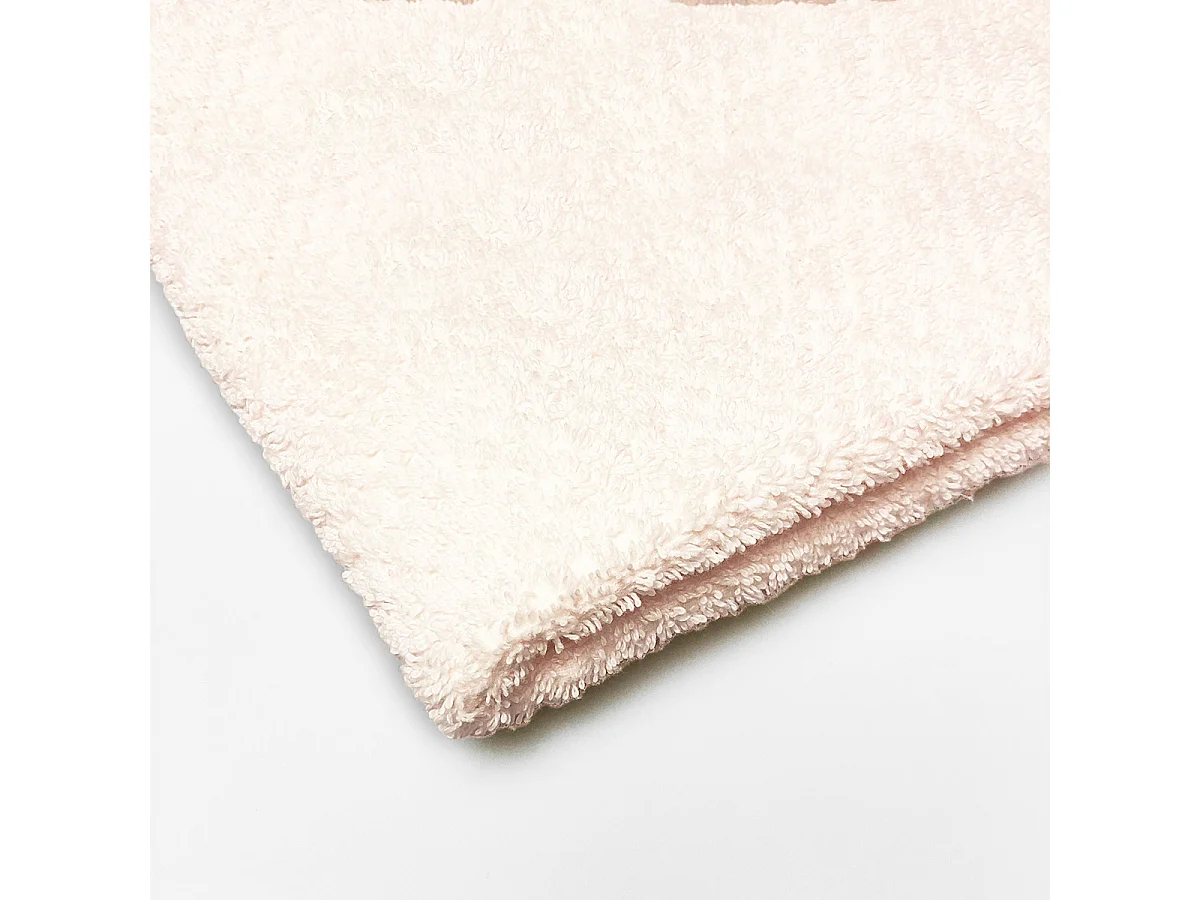 Lot 2 serviettes de bain 70x140 coton éponge