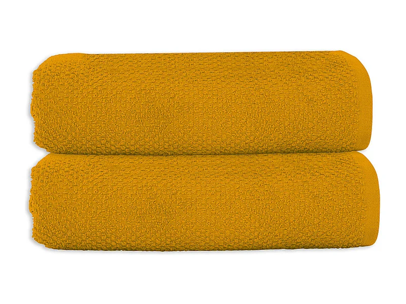 Lot 2 serviettes de bain 70x140 coton éponge