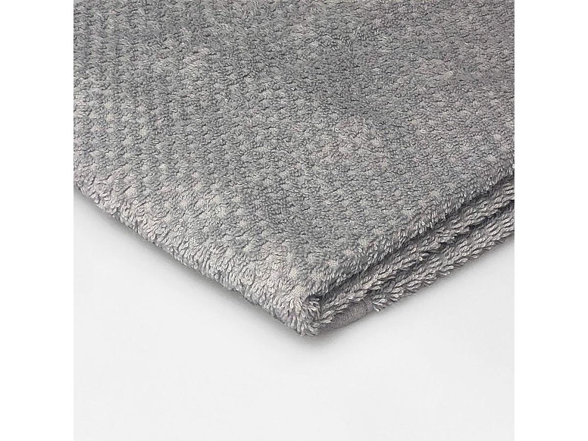 Lot 2 serviettes de toilette 50x90 coton éponge