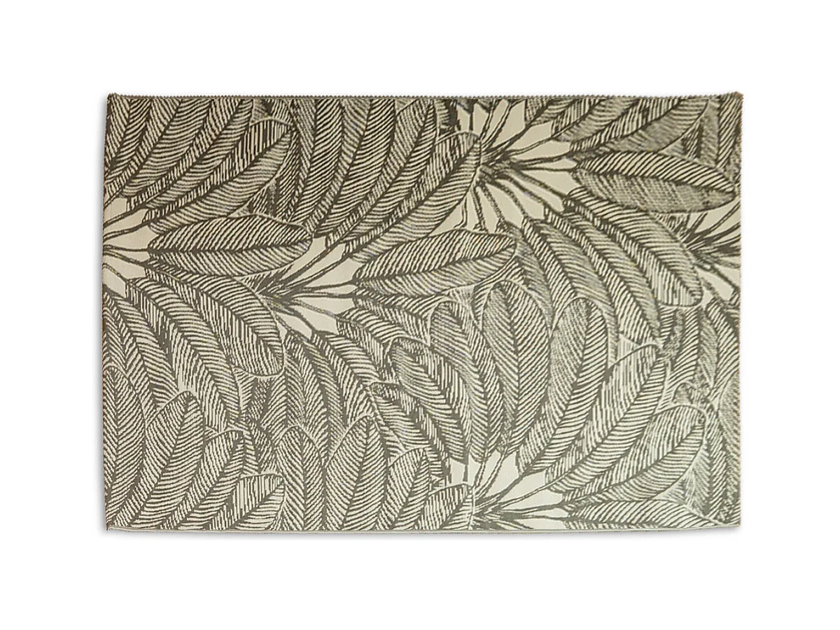 Tapis déco intérieur et extérieur palmiers 120x170cm