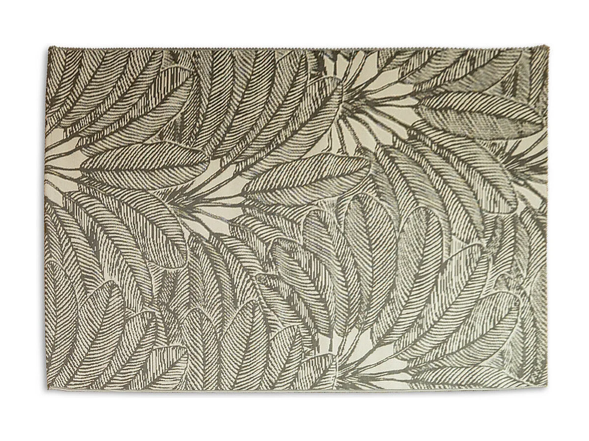 Tapis déco intérieur et extérieur palmiers 160x230cm