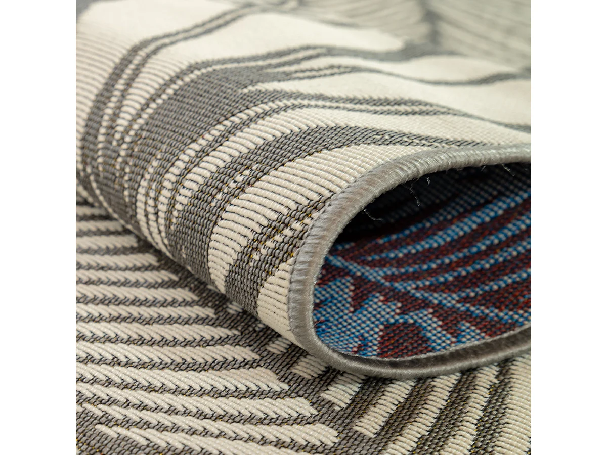 Tapis déco intérieur et extérieur palmiers 160x230cm