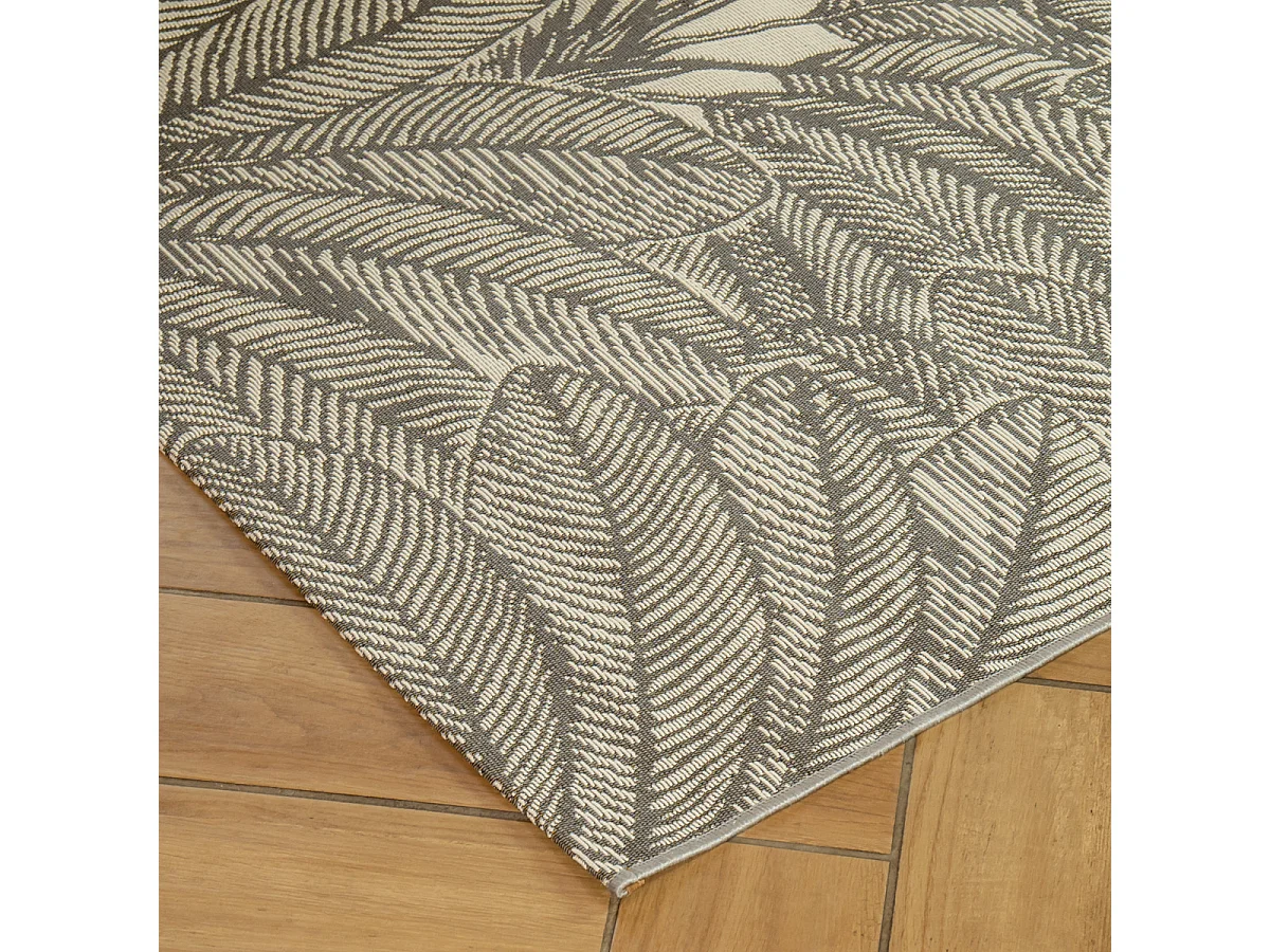 Tapis déco intérieur et extérieur palmiers 160x230cm