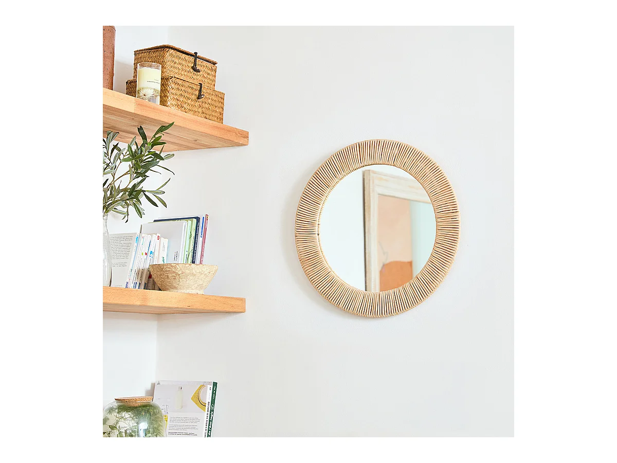 Miroir mural 40cm certifié FSC