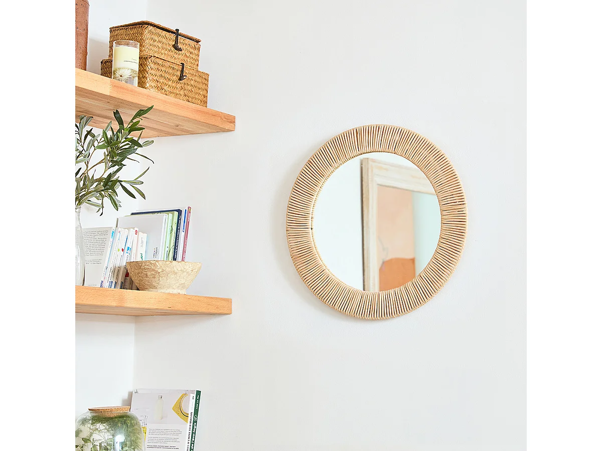 Miroir mural 40cm certifié FSC