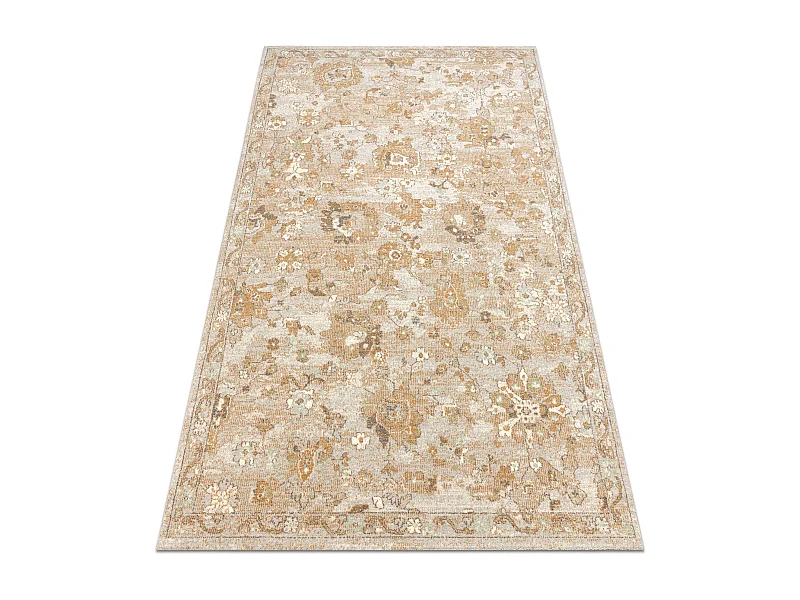 Wollteppich SOHO 477.22.LA115 OSTA Ornament, Blumen natur beige 160x240 cm