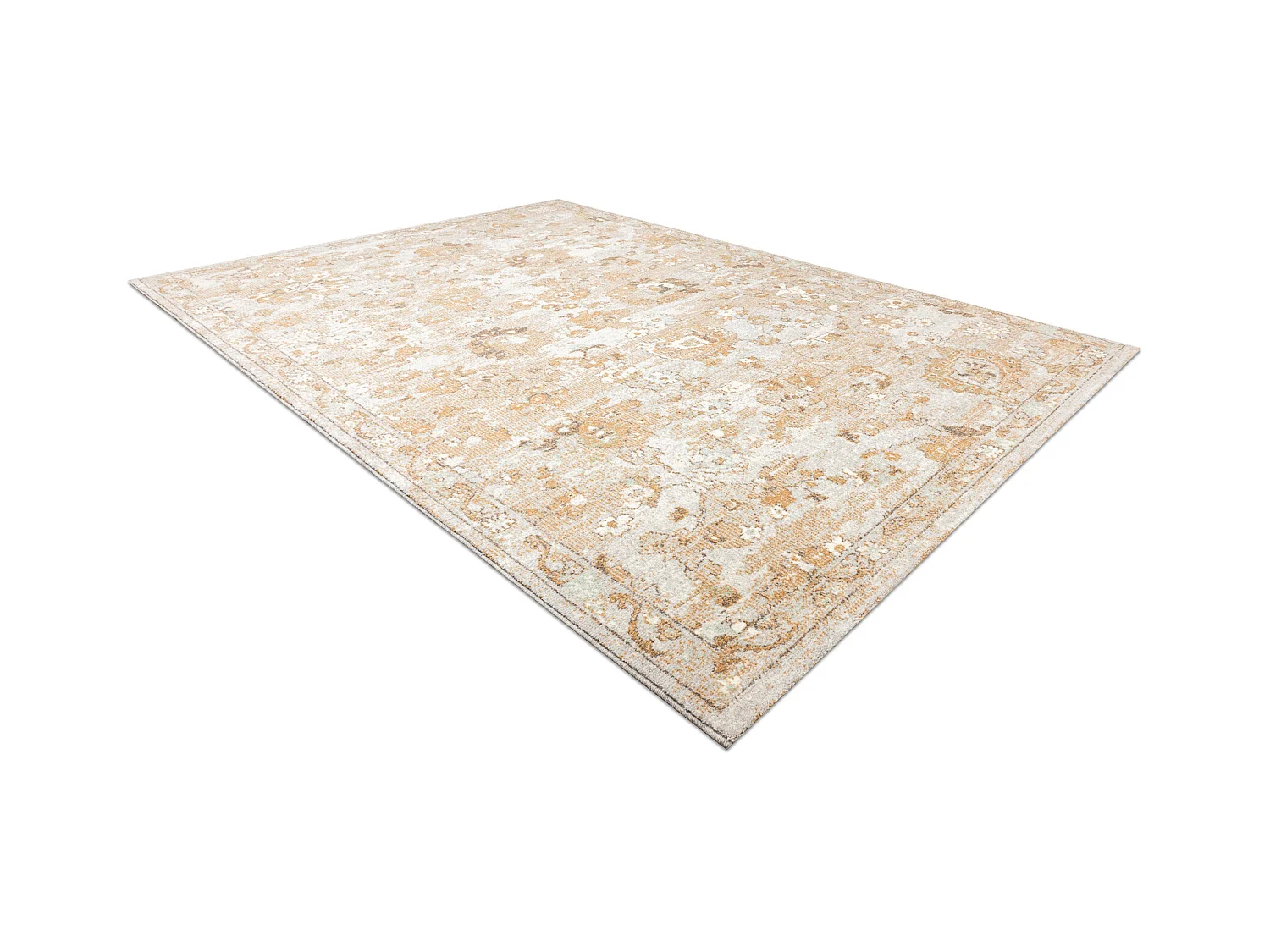 Tapis en laine SOHO 477.22.LA115 OSTA Ornement, fleurs naturel beige 160x240 cm