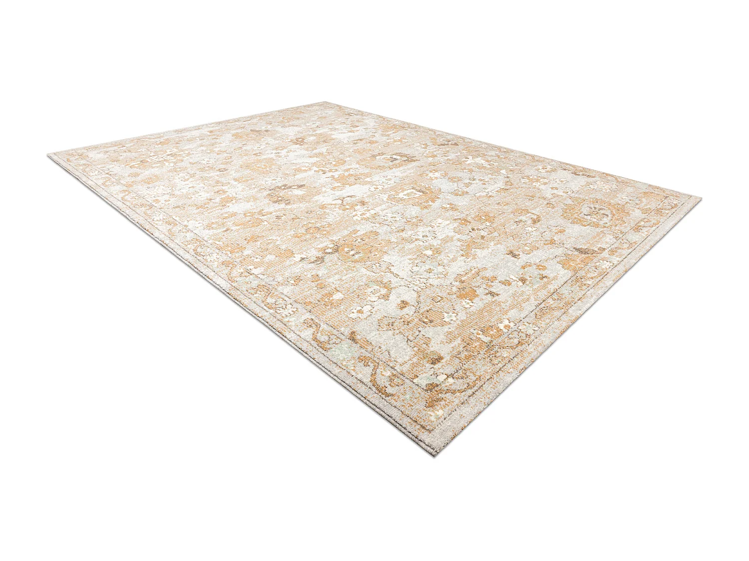 Tapis en laine SOHO 477.22.LA115 OSTA Ornement, fleurs naturel beige 160x240 cm