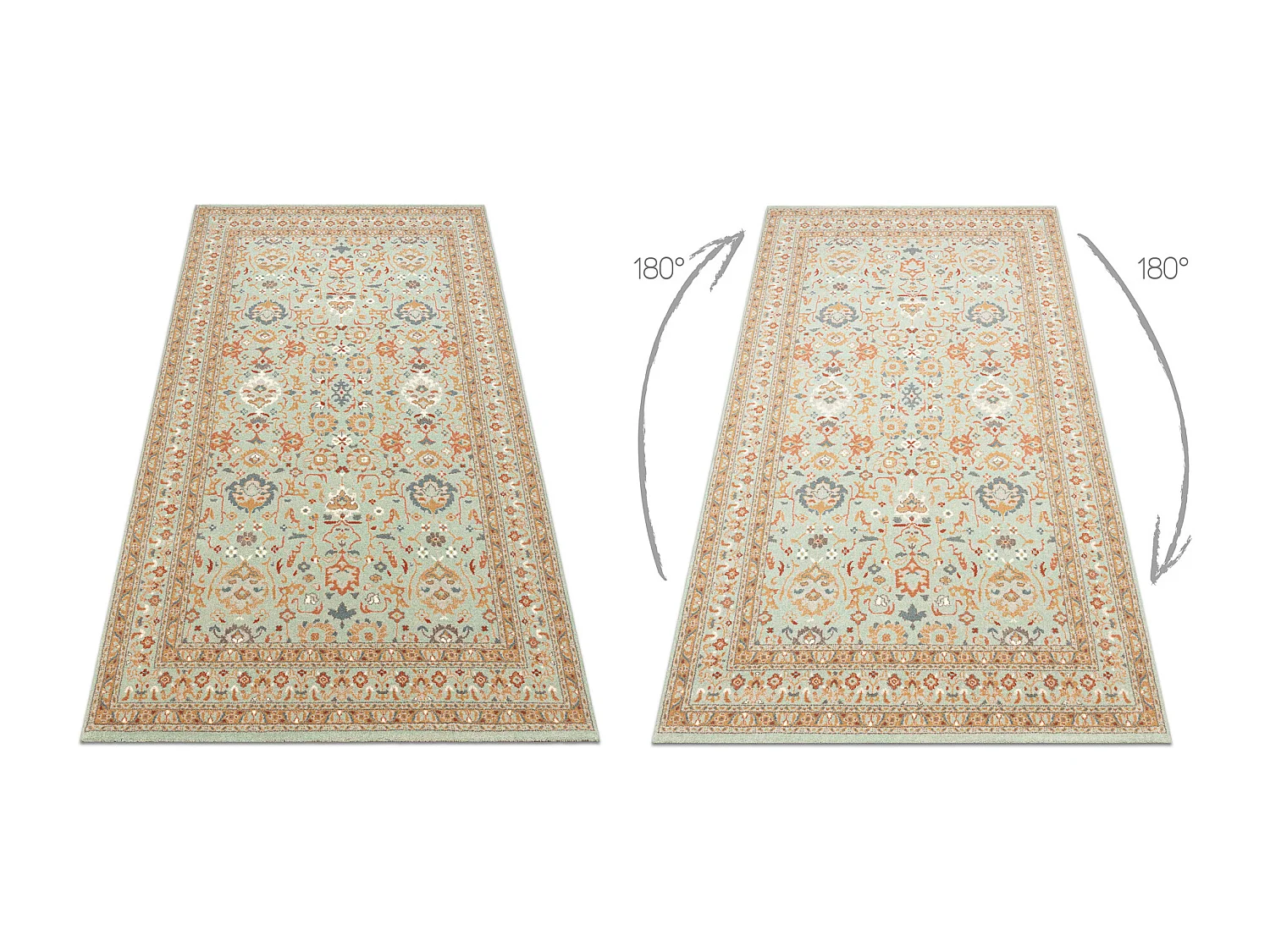 Alfombra de lana SOHO 477.26.LA400 OSTA - Ornamento, estructura, natur 135x200 cm