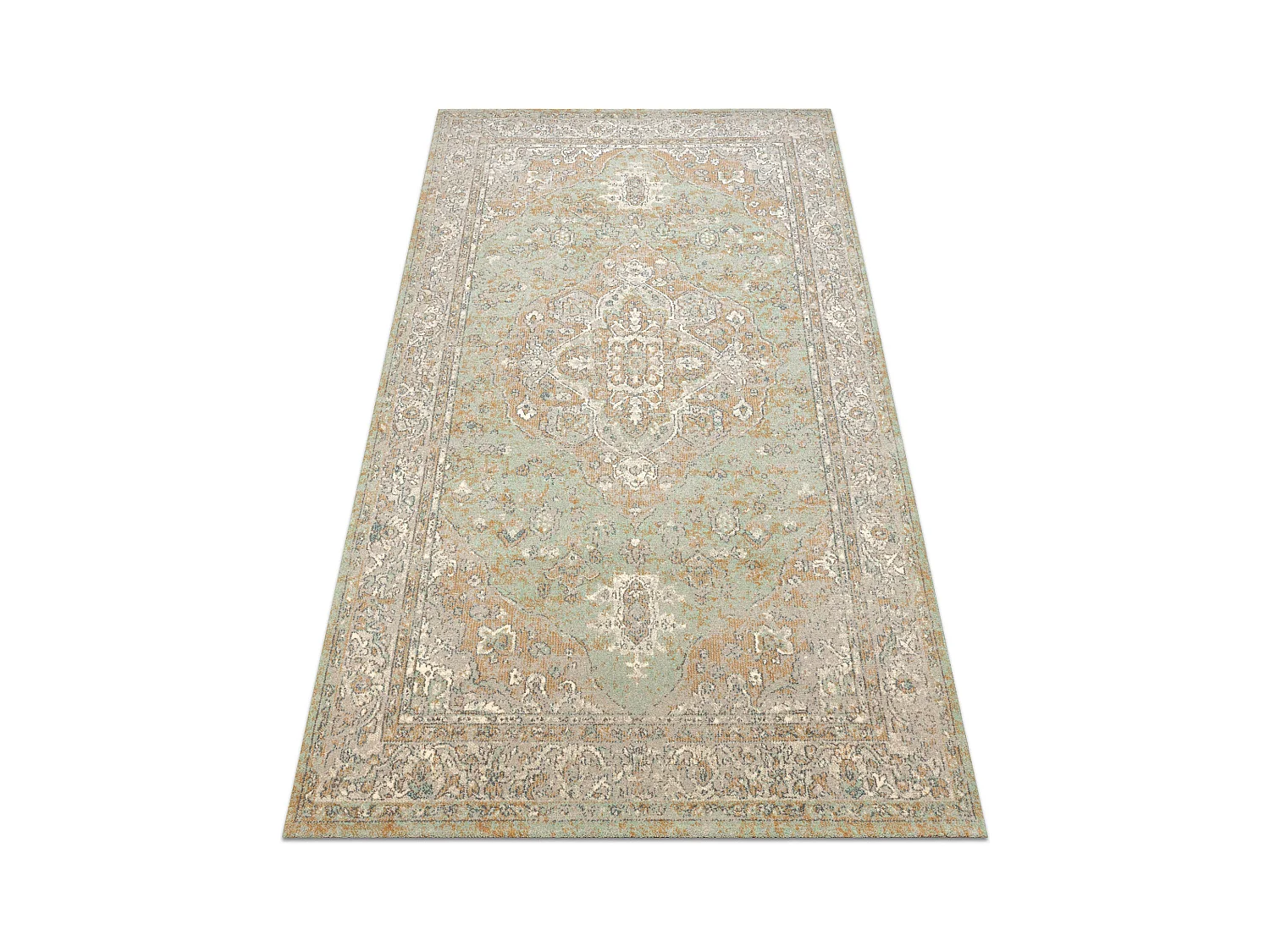 Tapis en laine SOHO 477.01.LA402 OSTA - Ornement, rougette, naturel ve 135x200 cm