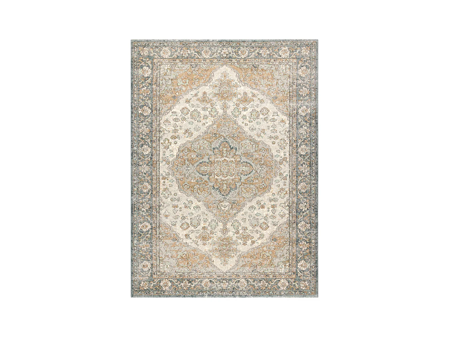 Tapis en laine SOHO 477.01.LA113 OSTA - Ornement, rougette, naturel ve 200x300 cm