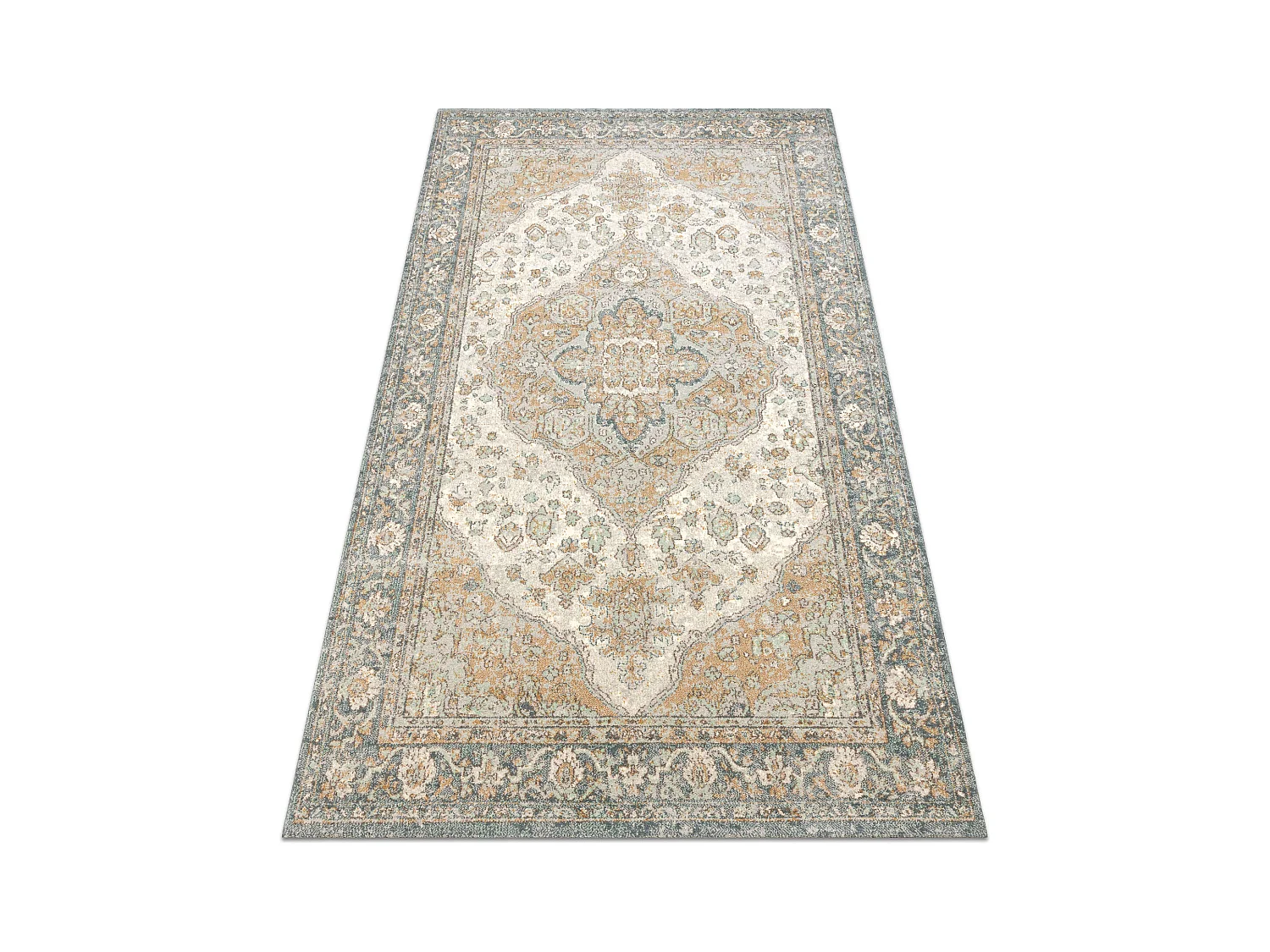 Tapis en laine SOHO 477.01.LA113 OSTA - Ornement, rougette, naturel ve 200x300 cm