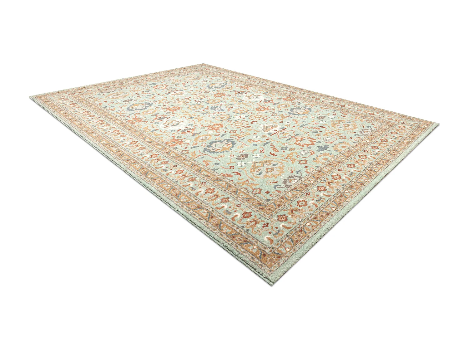 Alfombra de lana SOHO 477.26.LA400 OSTA - Ornamento, estructura, natur 80x160 cm